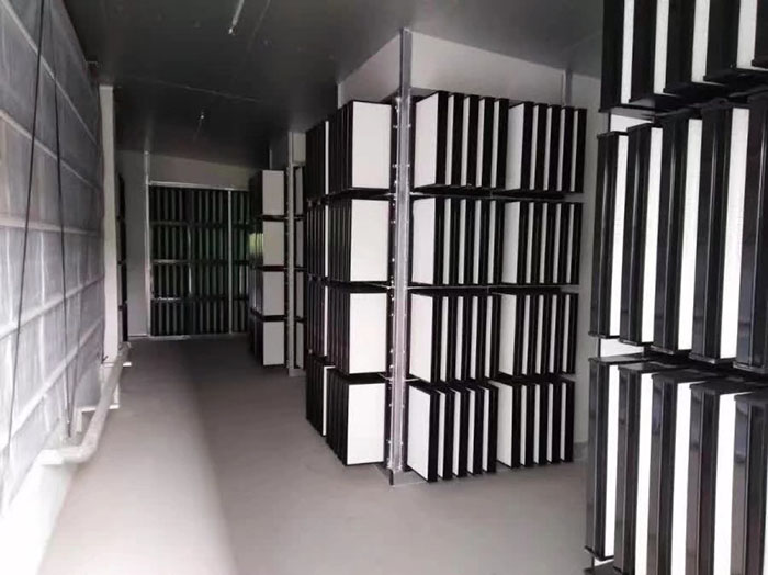 养殖防疫型空气糖心在线观看官网|养猪场初中高效糖心在线观看官网|箱式|组合式中效糖心在线观看官网安装现场实图